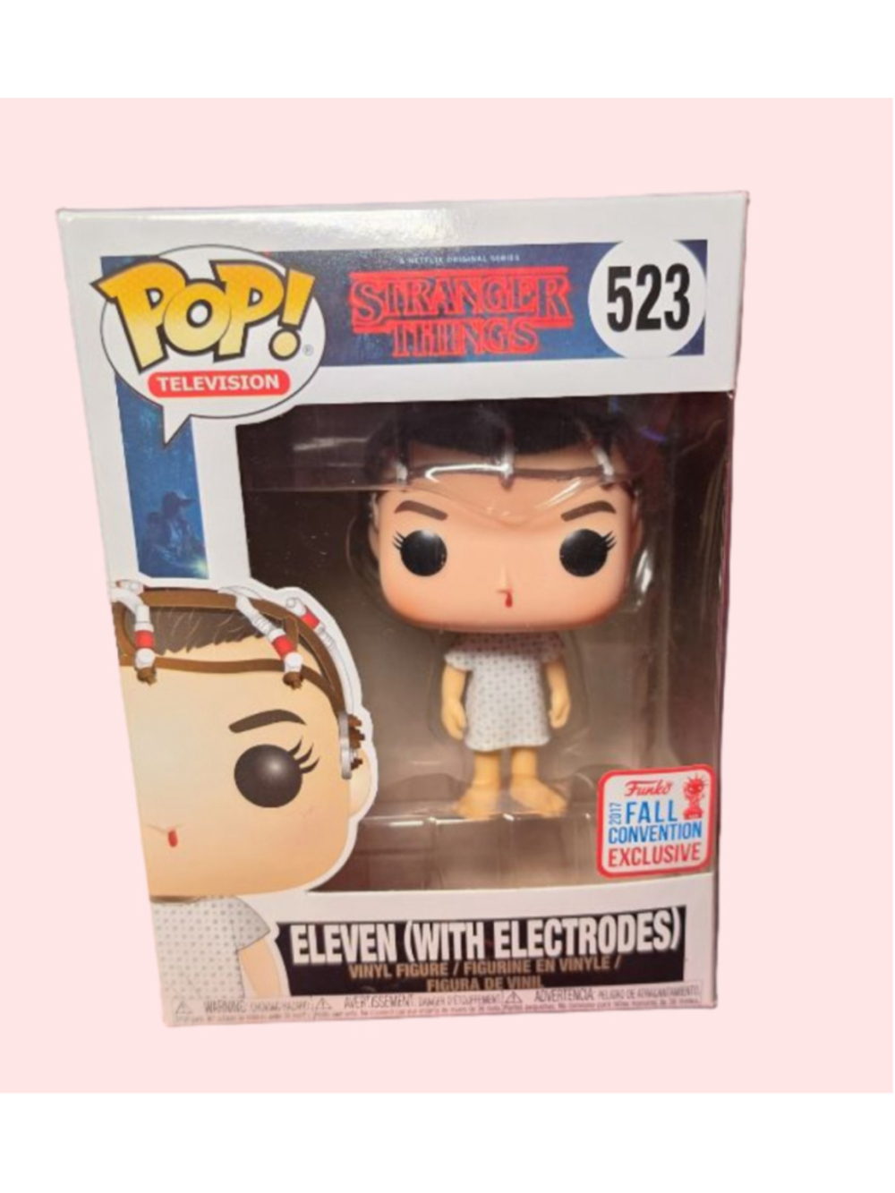 EXCLUSIVE Funko Pop! #523 Stranger Things Eleven with Electrodes Action Figure